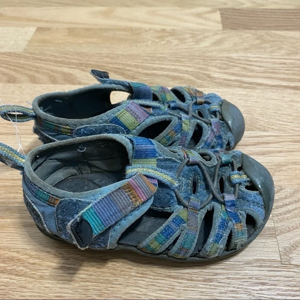 Keen Sandals Sz 7 Outdoors Closed Toe Blue Kids Toddler Girl